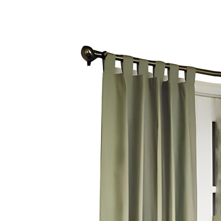 Commonwealth Thermalogic Weather Insulated Cotton Fabric Tab Panels Pair - 40x72" - Sage