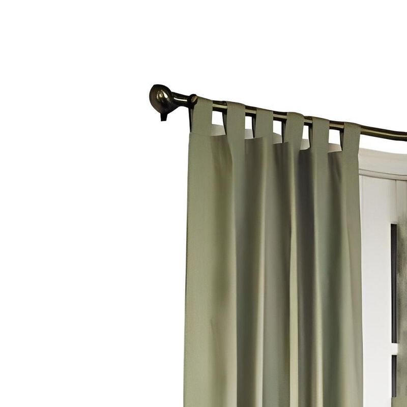 Commonwealth Thermalogic Weather Insulated Cotton Fabric Tab Panels Pair - 40x72" - Sage