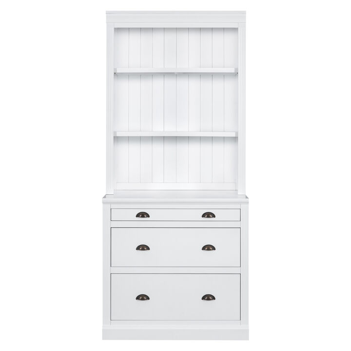 83.4" Tall Bookshelf With LED Lighting, Modern Bookcase