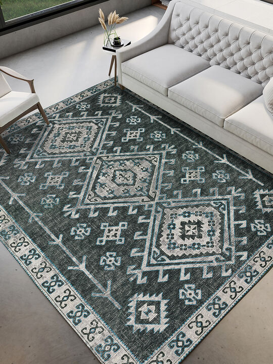 Brisbane BR2 Midnight 3' x 5' Rug