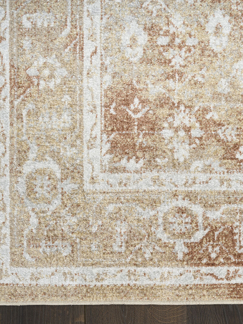 Astra Machine Washable ASW11 Rust/Multicolor 7'10" x 10' Rug