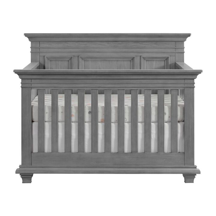 Oxford Baby Weston 4 In 1 Convertible Crib Dusk Gray