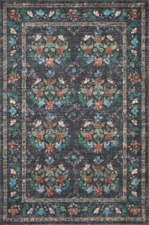 Courtyard COU04 Charcoal 7'6" x 9'6" Rug