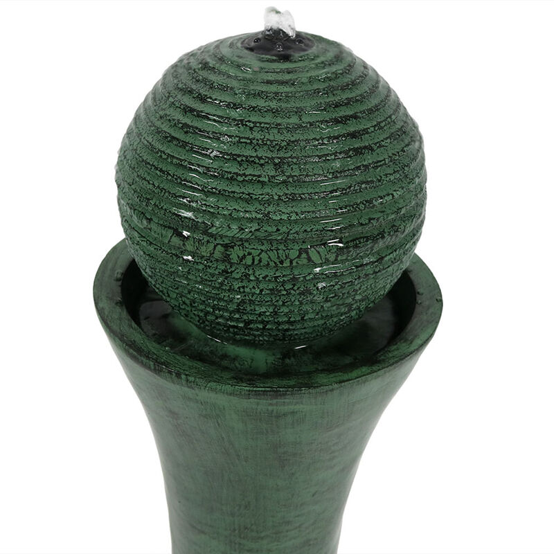 Sunnydaze Desert Spring Solar Water Fountain with Battery/Pump - 30 in