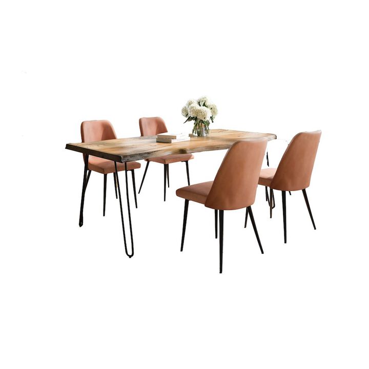 Jofran Nature's Edge Five Piece Solid Acacia Dining Set
