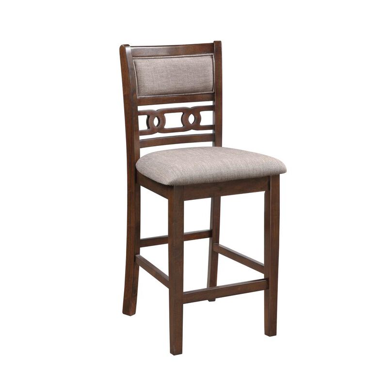 New Classic Furniture Furniture Gia 5-Piece Transitional Wood Dining Set in Cherry