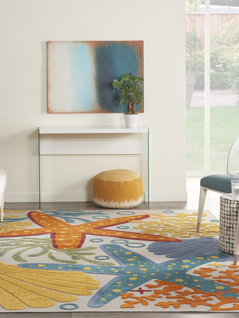 Aloha ALH24 Multicolor 9' x 12' Rug