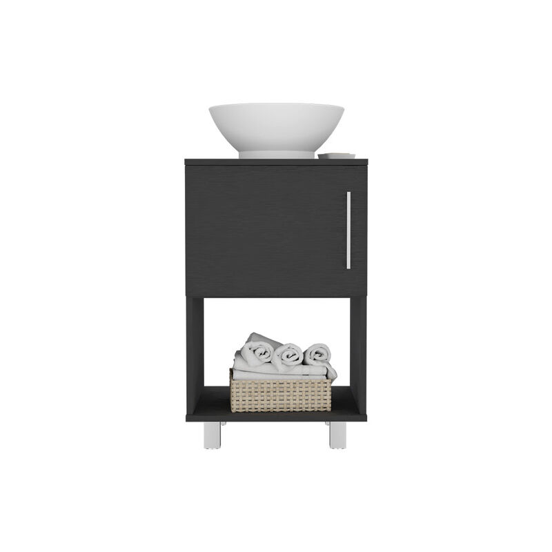 Single Bathroom Vanity Pigmag, Bathroom, Black