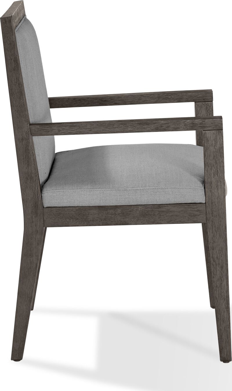 Modesto Wood Frame Upholstered Arm Chair