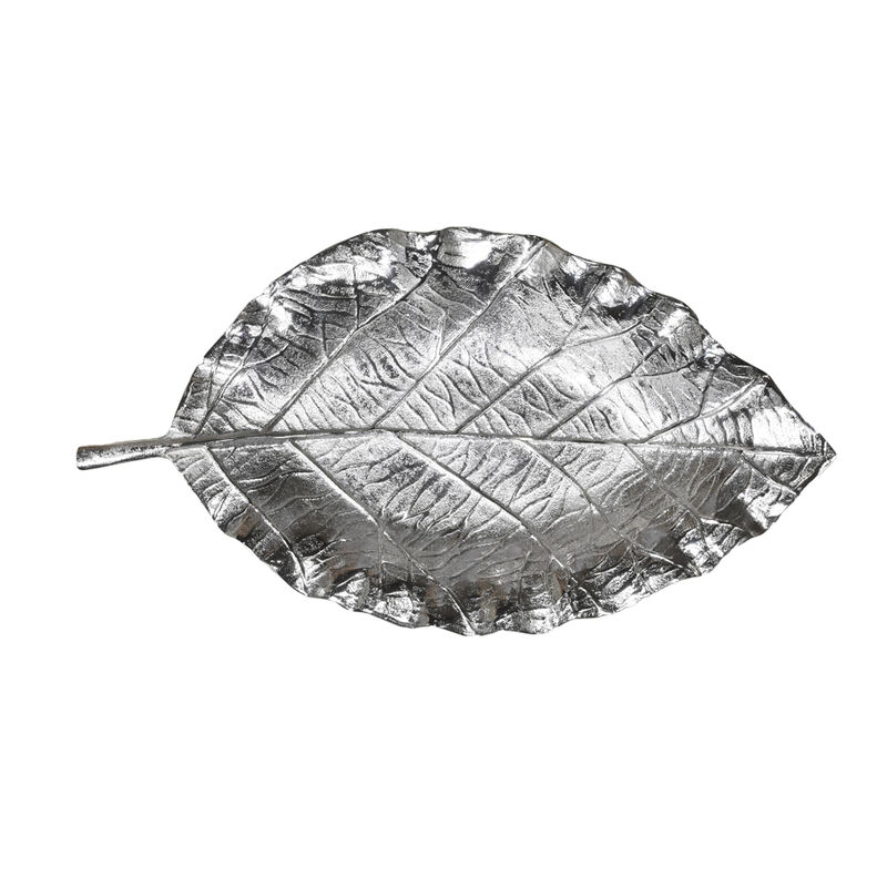 Handmade Decorative Gold Color Coated 7.08 x 3.74 x 0.78 Inches Aluminium Tray 054AB BBH Home's