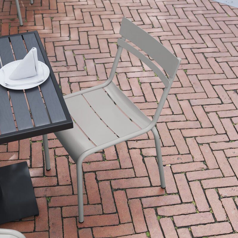Metal Colorful Restaurant Chairs