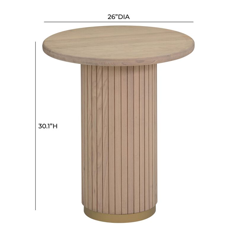 Chelsea Oak Wood Entry Table