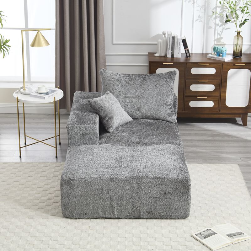 Merax Chenille 2-seat Lounging Sofa  Chair