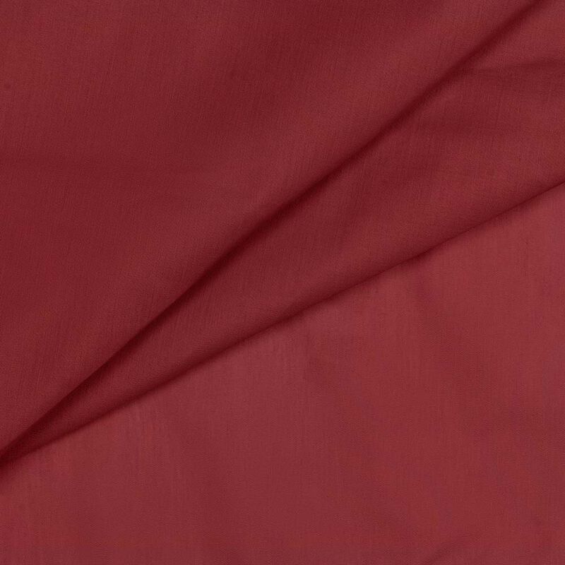 Ellis Stacey 3" Rod Pocket High Quality Fabric Solid Color Window Lined Swag Set Filler Valance 42"x13" Merlot