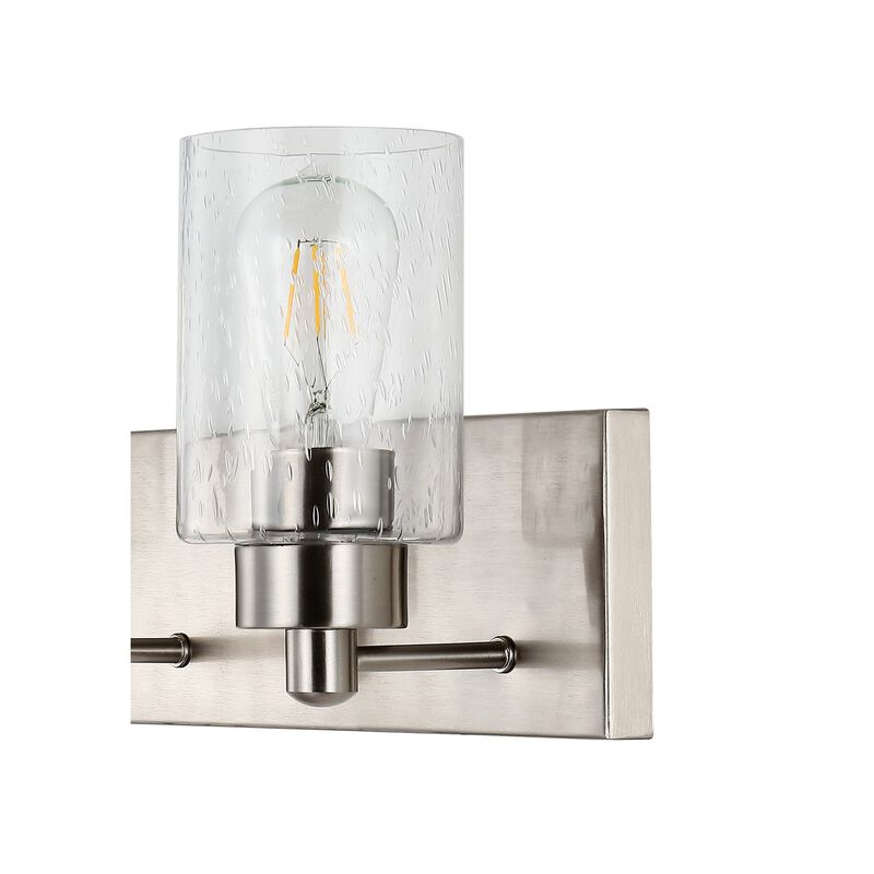 Irving Seeded Glass/Iron Modern Contemporary LED Vanity Light