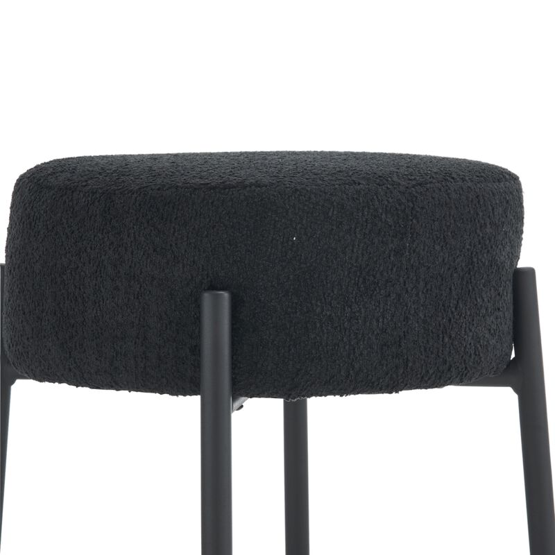 24" Tall Round Bar Stools - Set of 2