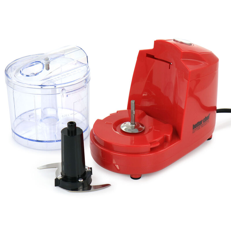 Better Chef Compact 12 Ounce Mini Chopper in Red