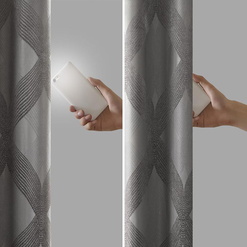 Belen Kox Charcoal Total Blackout Window Panel, Belen Kox