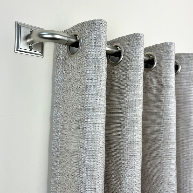 BlackOut Room Darkening Curtain Rod Set, Two Mounting Options, Adjustable length from 28" to 48"