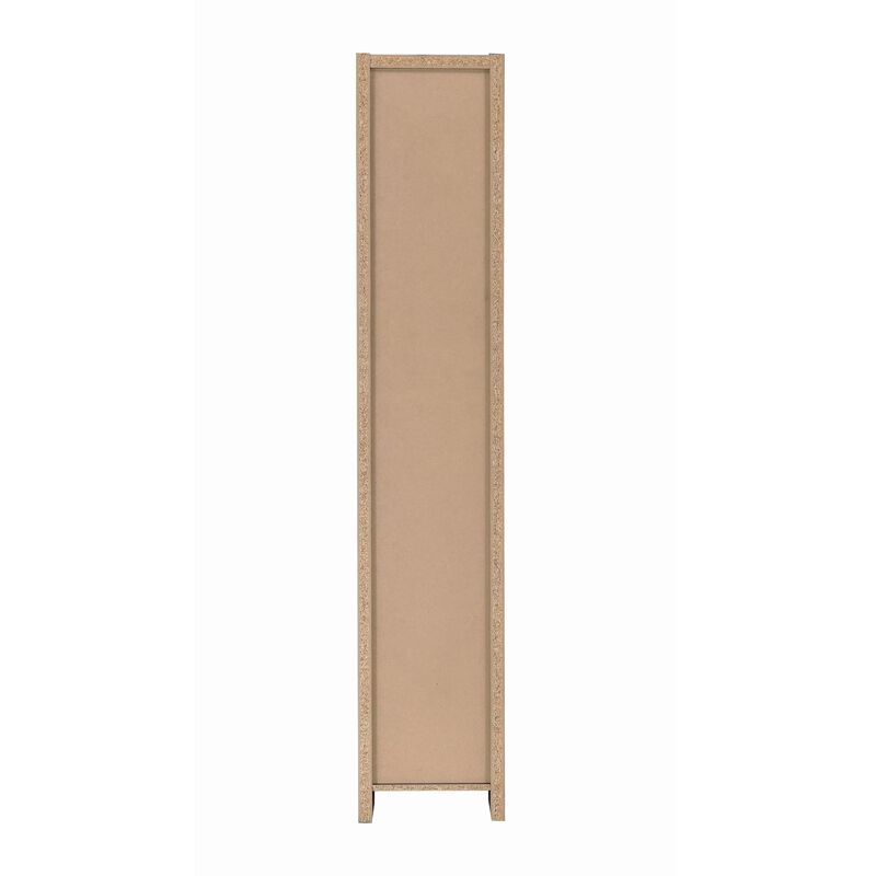 Glimmering Brown Narrow Wooden bookcase - Benzara