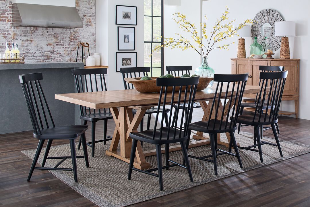 Vintage style dining set for 4
