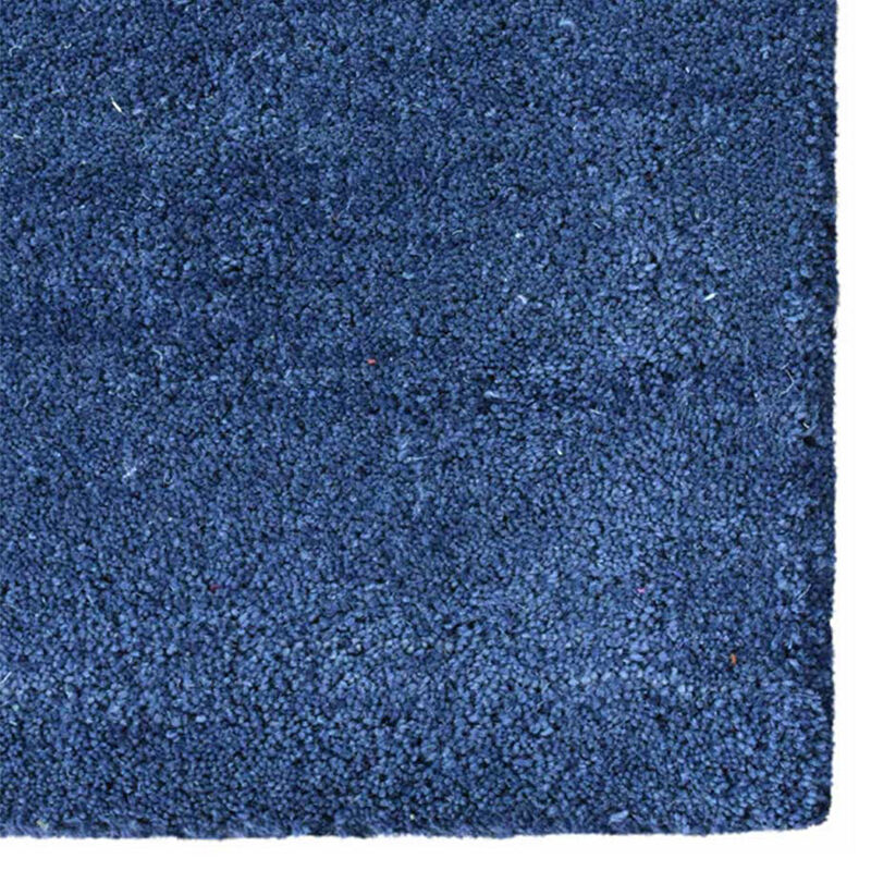 RUGSOTIC CARPETS HAND TUFTED WOOL ECO-FRIENDLY AREA RUGS  - 5'x8', Rectangle Shape, Charcoal, Floral Modern Design, High Pile Thick Handmade Anti Skid Area Rugs for Living Room, Bed Room (K03069)