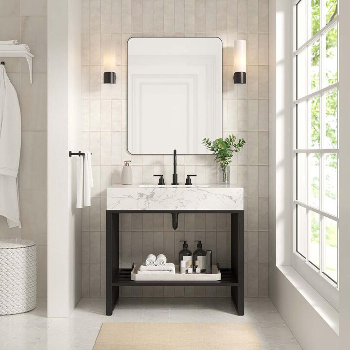 Modway Gridiron 36 Bathroom Vanity