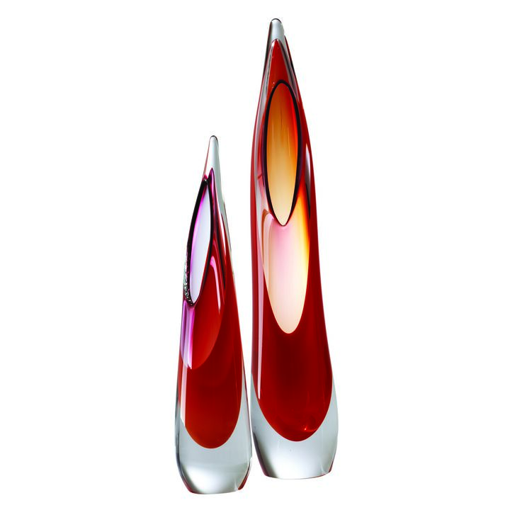 Stalagmite Red Large Vase