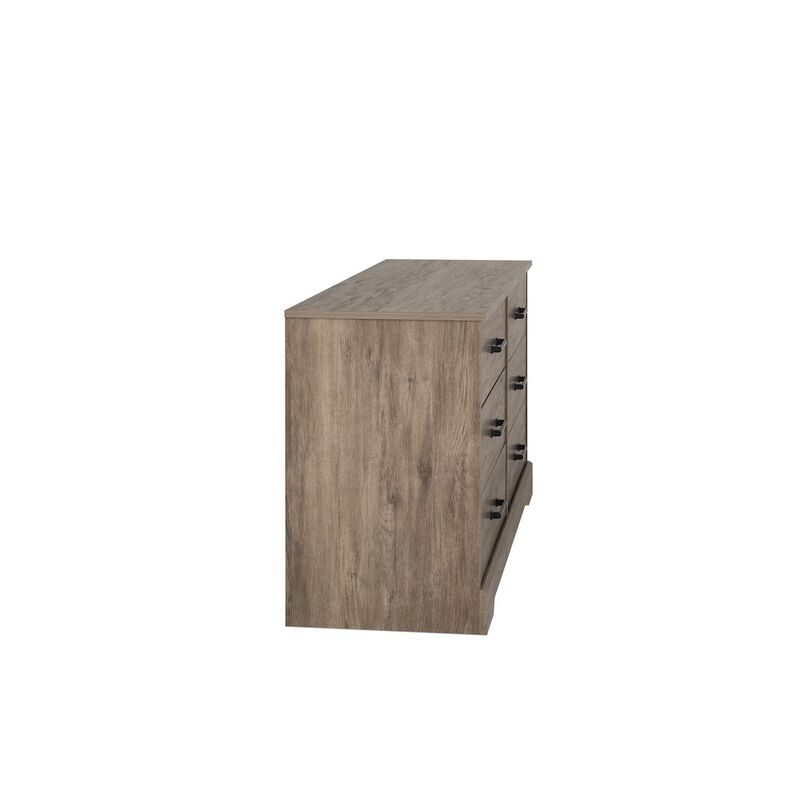 Prepac Dresser, Brown Dresser for Bedroom, Chest of Drawers with 6 Drawers