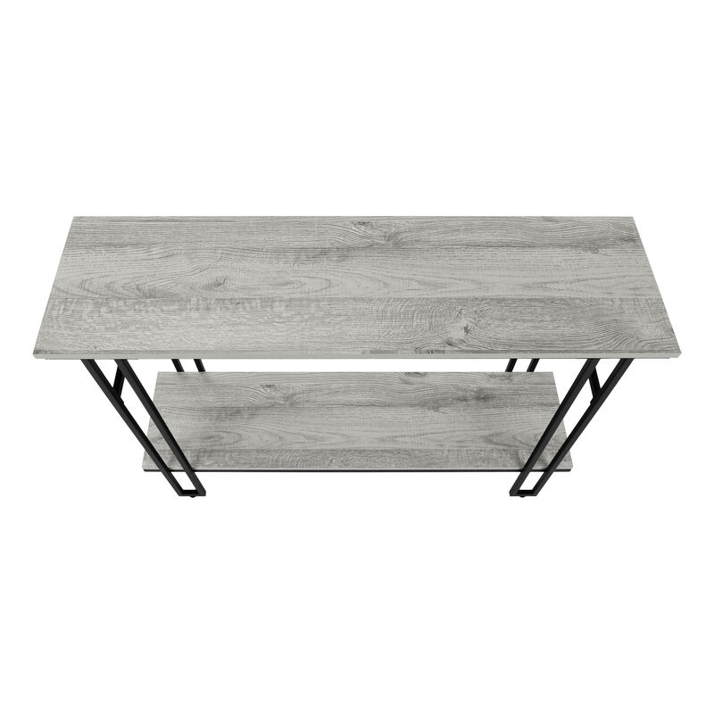Monarch Specialties I 3576 Accent Table, Console, Entryway, Narrow, Sofa, Living Room, Bedroom, Metal, Laminate, Grey, Black, Contemporary, Modern