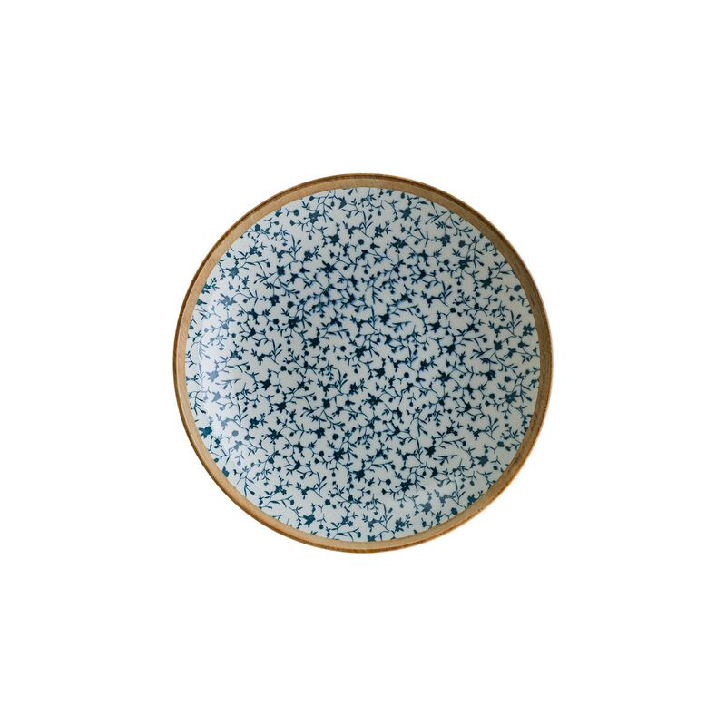 Calif dia.11" h:2.5" 57 oz. Round Decorated Porcelain Bowl (Set of 2)