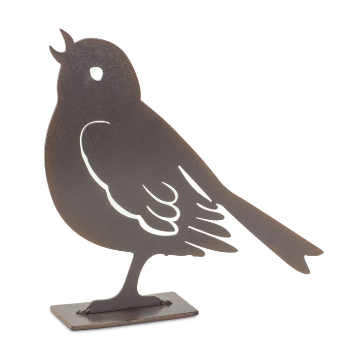Set of 4 Decorative Bird Statues for Garden, Yard, and Outdoor Décor