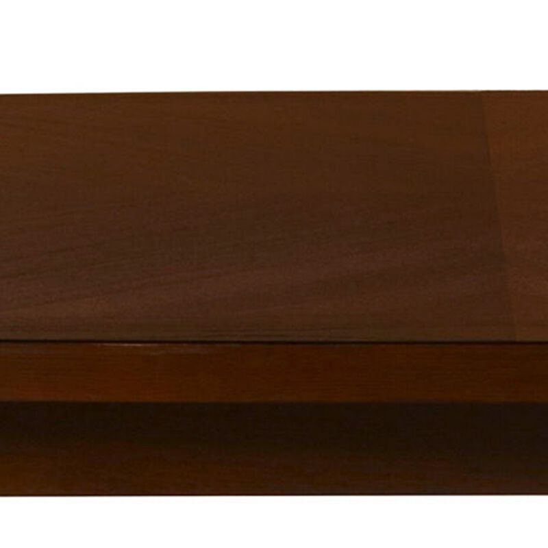 Wooden 5 Piece Counter Height Dining Set, Brown and Black-Benzara