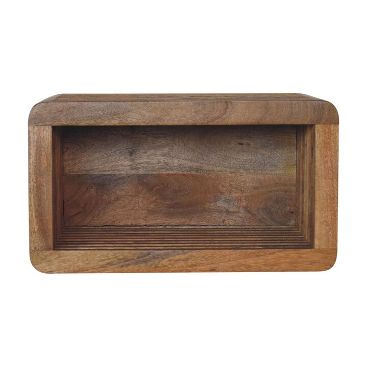 Artisan Furniture Solid Wood Soba Wall Mounted Bedside