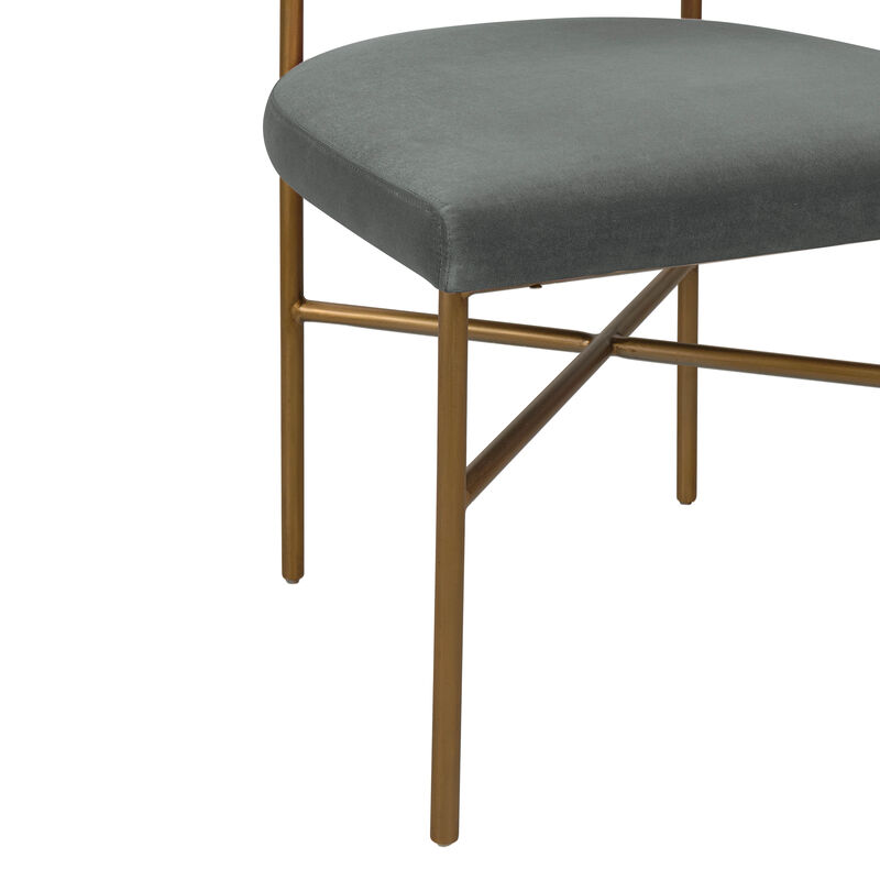 Kim Performance Velvet Chair