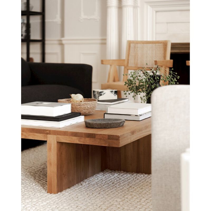 Moe’s Folke Rectangular Coffee Table Natural