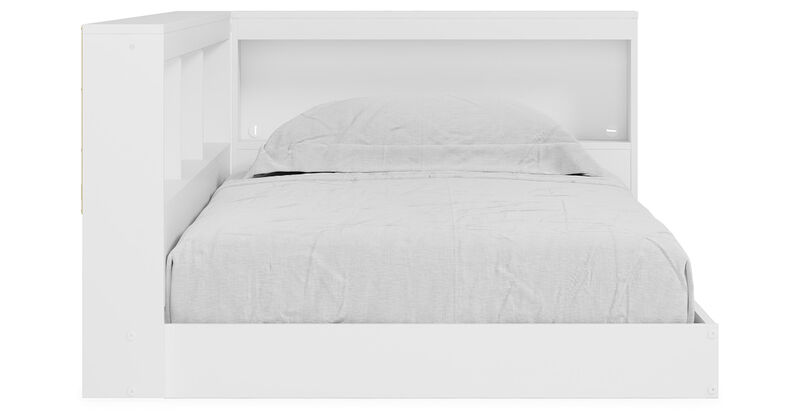 Twin Bookcase Storage Bed