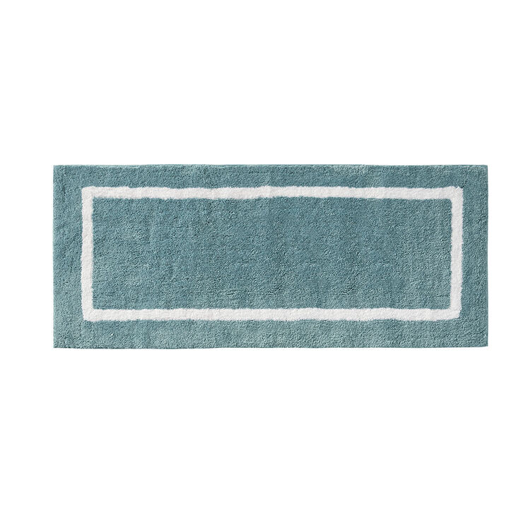 Gracie Mills Deanne Geometric Reversible Tufted Microfiber Bath Rug - 24x60"