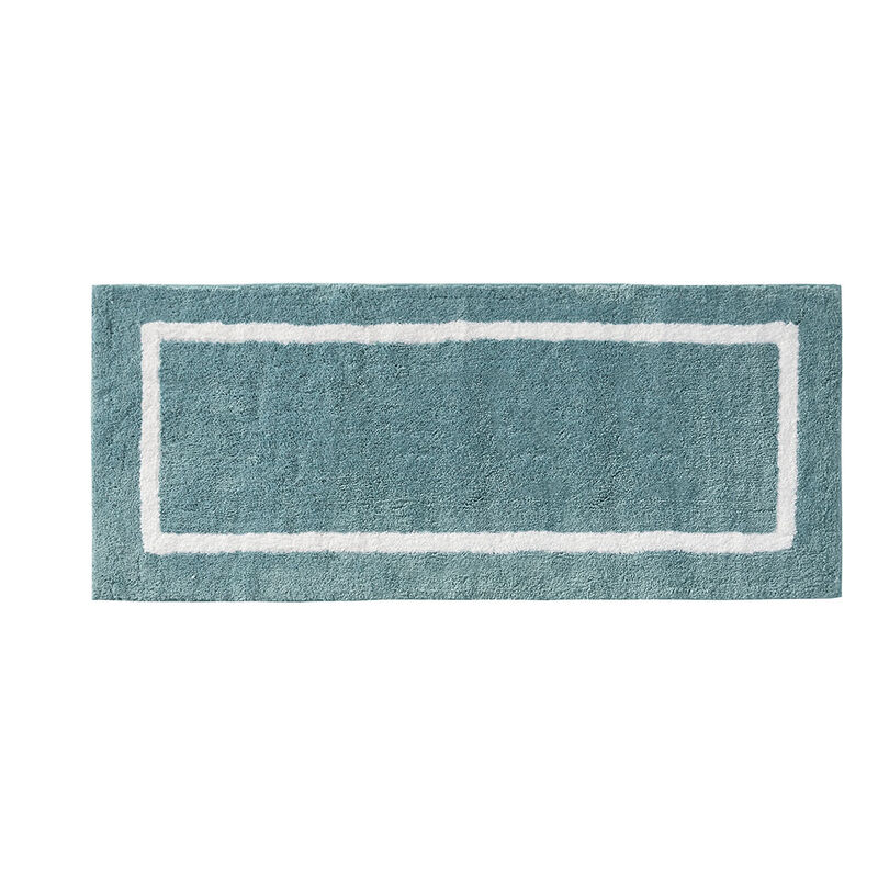 Gracie Mills Deanne Geometric Reversible Tufted Microfiber Bath Rug - 24x60"