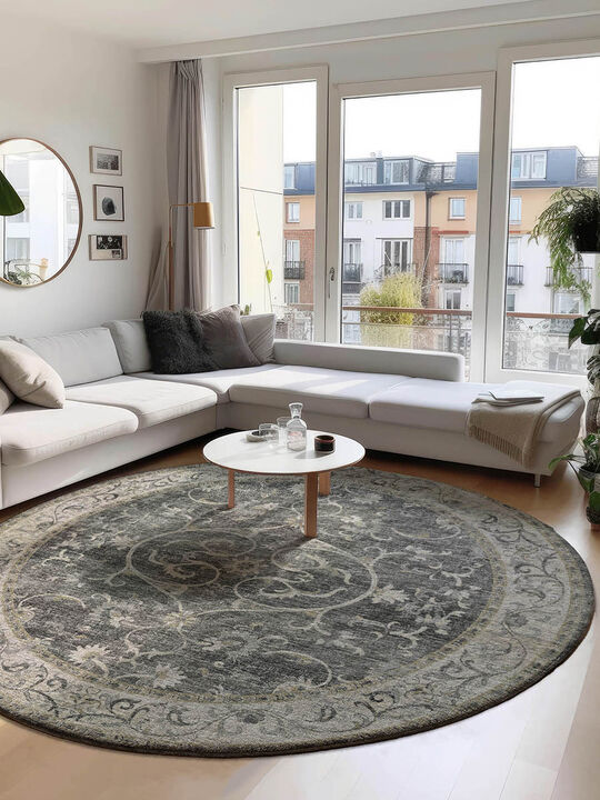 Tuscany TU6 Charcoal 10' Rug