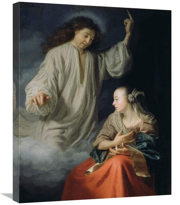 The Annunciation-Canvas Art-22x28