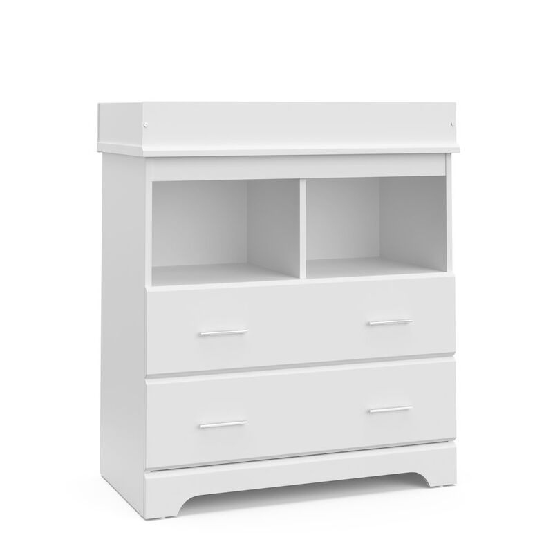Storkcraft Brookside 2 Drawer Changing Chest - White