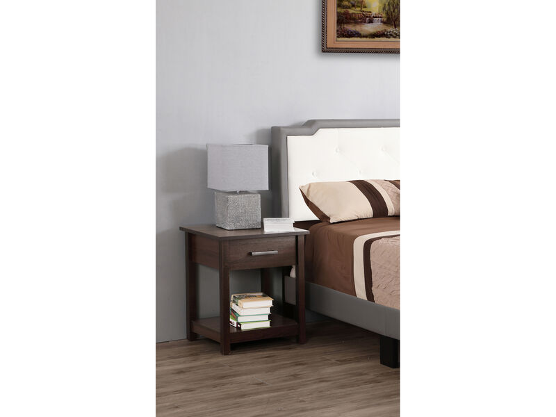 Salem 1-Drawer Nightstand (24 in. H x 19 in. W x 20 in. D)
