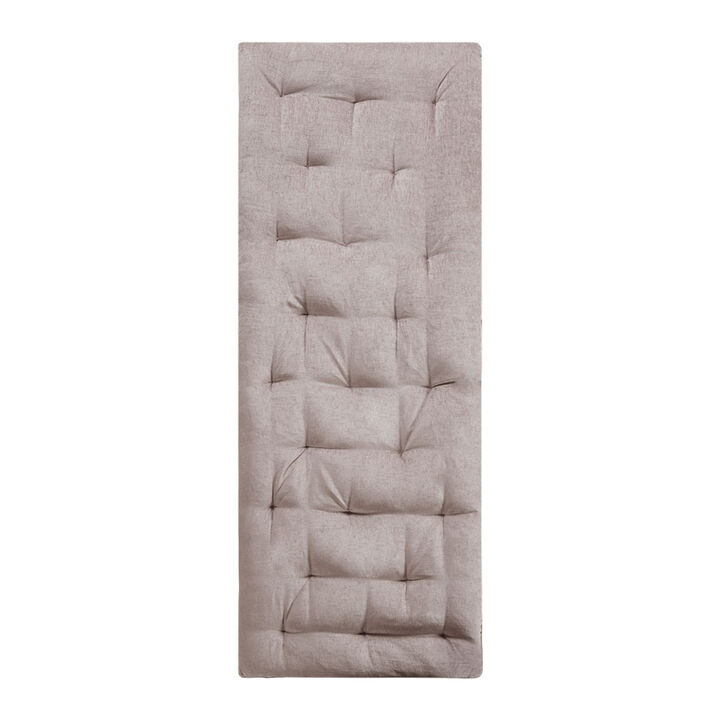 Gracie Mills Lucien Chenille Lightweight Long Lounger Floor Pillow Cushion