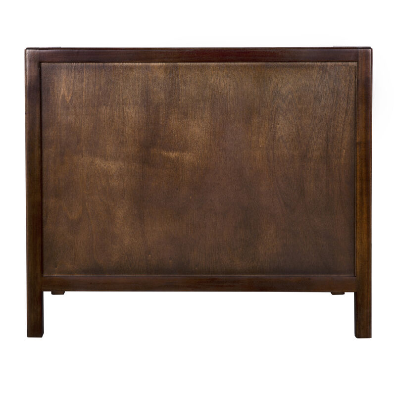 Hampton Side Table Hand Rubbed Brown