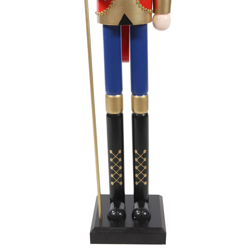 Sunnydaze Arnold the Strong Indoor Christmas Nutcracker Statue - 48 in
