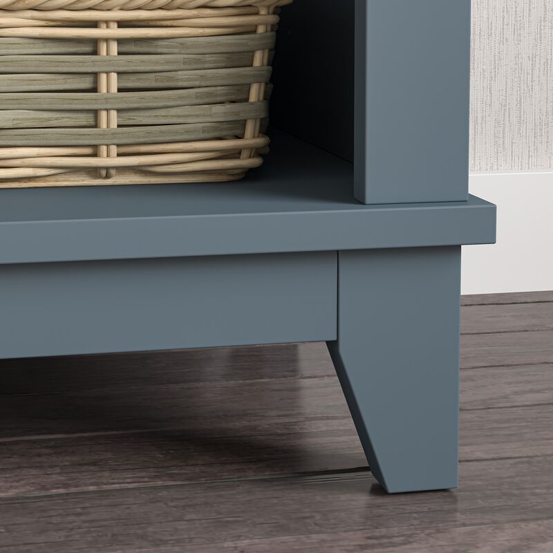 FESTIVO 70" TV Stand w/ Patterned Doors & Two-Tone Finish Fits TVs up to 75"
