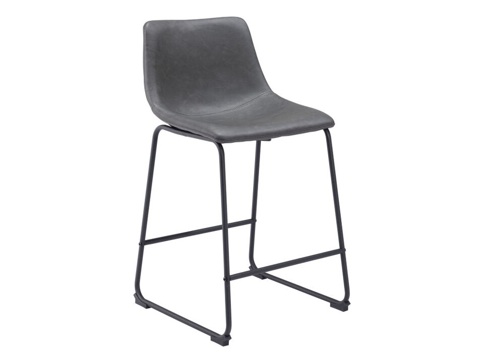 Smart Counter Stool (Set of 2) Charcoal