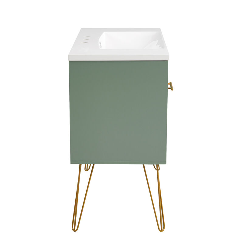 Merax 36'' Bathroom Vanity with Resin Sink
