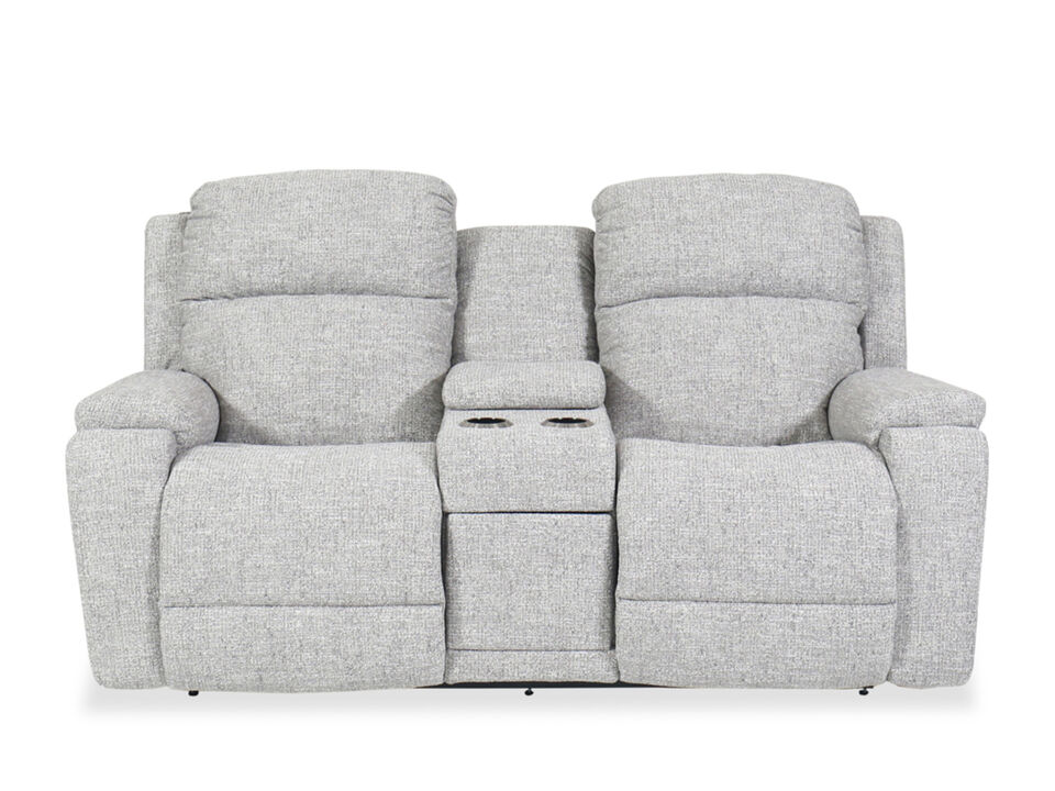 Dorian Power Reclining Loveseat with Headrest, Lumbar and Console